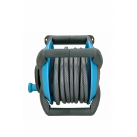 Furtun de gradina cu suport, 15M, gri/albastru HP-122